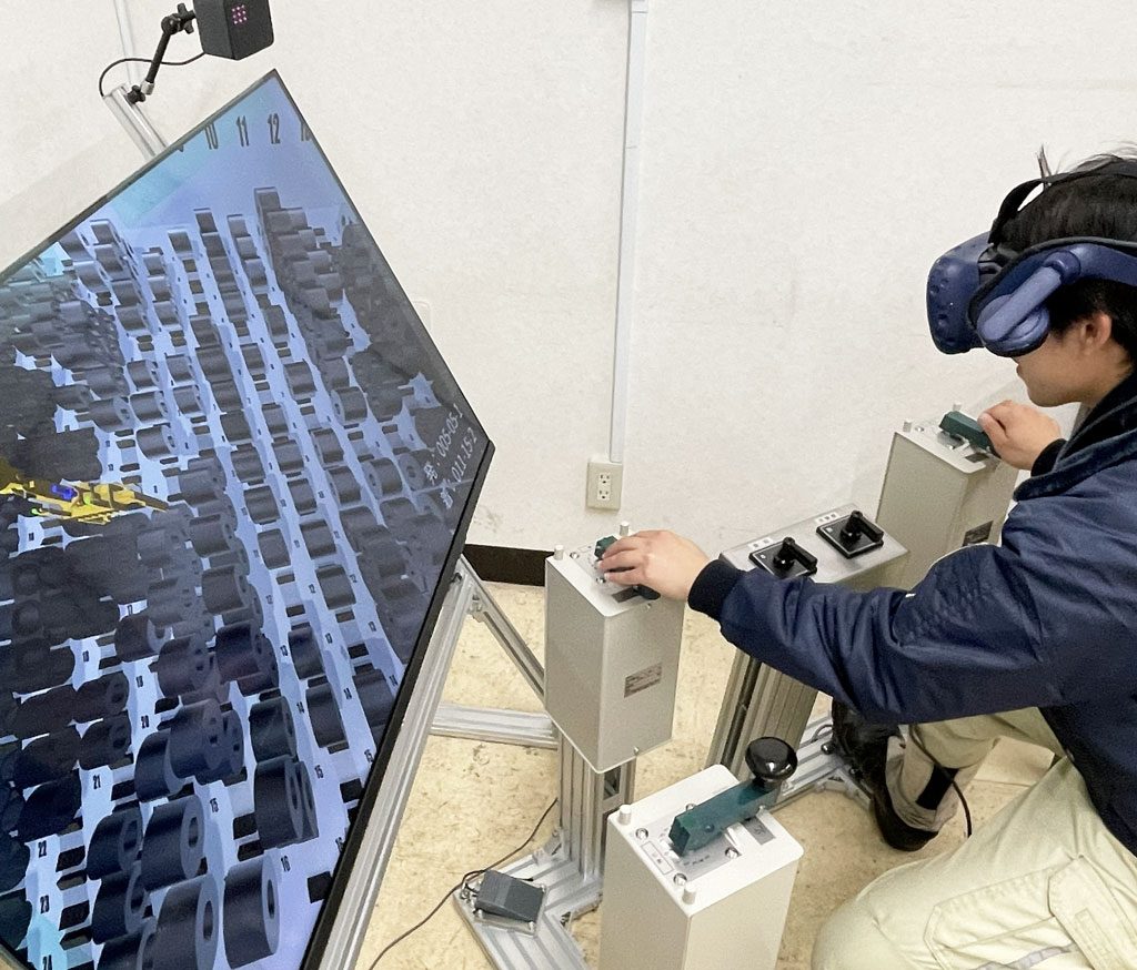 コイルリフタ操作風景